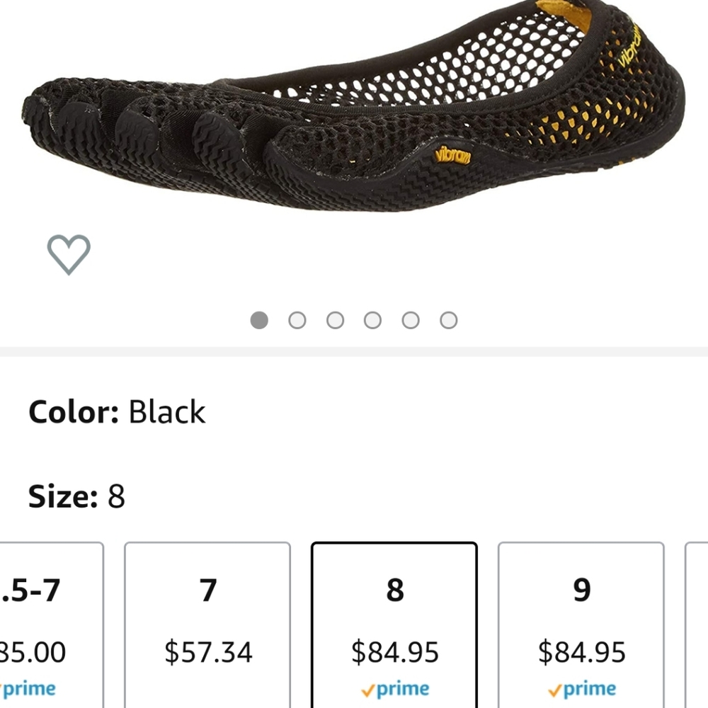 Vibram yoga shoes
